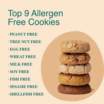 Partake Foods Crunchy Vegan Cookies – 5 Box Variety Pack | Vegan & Gluten Free | Dairy Free, Nut Free, Egg Free, Wheat Free, Soy Free, Fish Free | Allergy Friendly Cookies | Safe School Snack for Kids