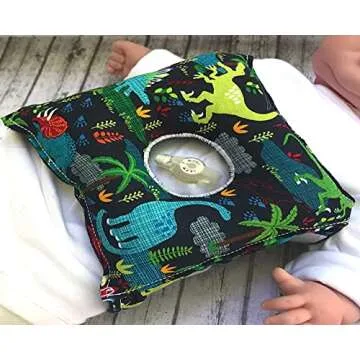 Comfortable Dinosaur G-tube Pillow Belt for Infants