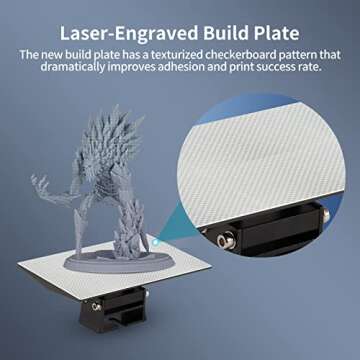 ANYCUBIC Photon M3 Resin 3D Printer, 7.6'' LCD SLA UV 3D Resin Printer with 4K+ Monochrome Screen, Protective Film, Fast Printing, Max Printing Size 7.08'' x 6.45'' x 4.03''