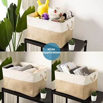 HOdo Home Storage Bins - Durable & Stylish Organizing Baskets