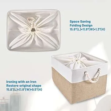 HOdo Home Storage Bins - Durable & Stylish Organizing Baskets