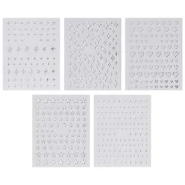 Elevate Your Nail Art with 3D Self-Adhesive Mirror Metallic Stickers