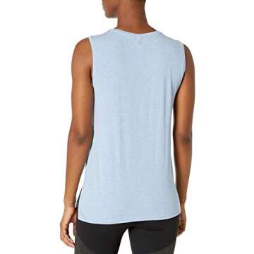 Amazon Essentials Women's Soft Cotton Relaxed-Fit Yoga Tank - Plus Size Available