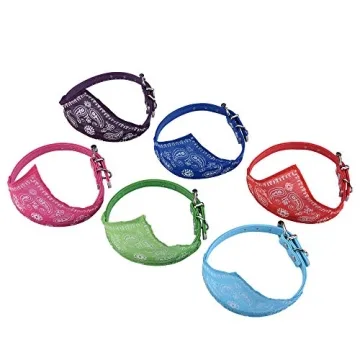 Cosmos Pet Bandana Set - 6 Adjustable Dog Cat Collars