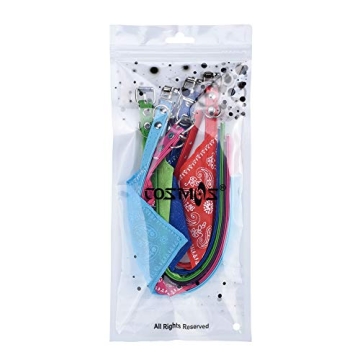 Cosmos Pet Bandana Set - 6 Adjustable Dog Cat Collars