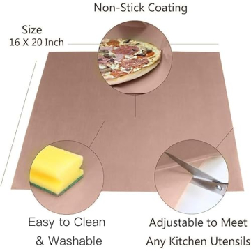 Reusable PTFE Teflon Sheets for Heat Press Non-Stick Crafting