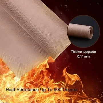 Reusable PTFE Teflon Sheets for Heat Press Non-Stick Crafting