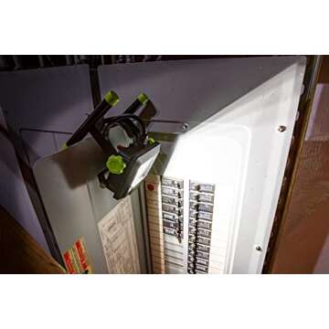 PowerSmith PWLS020H 2000 Lumen Portable LED Work Light with Metal Stand and Sealed Power Switch