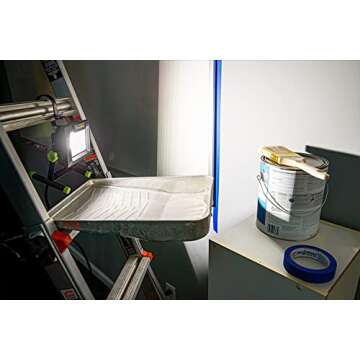 PowerSmith PWLS020H 2000 Lumen Portable LED Work Light with Metal Stand and Sealed Power Switch