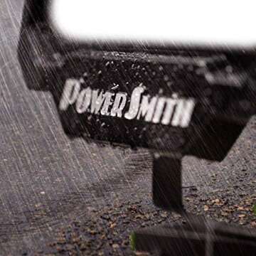 PowerSmith PWLS020H 2000 Lumen Portable LED Work Light with Metal Stand and Sealed Power Switch