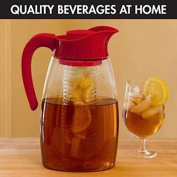 Primula Flavor-It Beverage System, Includes Large Capacity Fruit, Tea Infuser, Chill Core, Dishwashe...