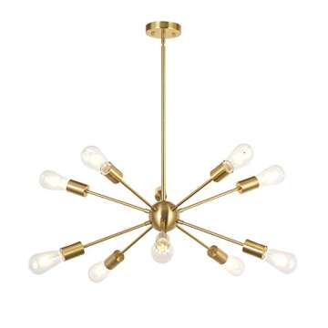 BONLICHT Sputnik Chandelier Modern Pendant Lighting