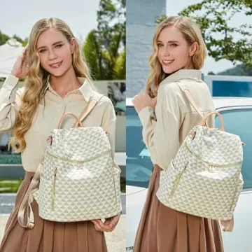 Stylish Makes Backpack Purse for Women - Versatile PU Leather