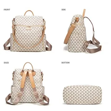 Stylish Makes Backpack Purse for Women - Versatile PU Leather