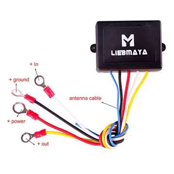 LIEBMAYA Wireless Winch Remote Control Kit Switch for Truck Jeep ATV SUV 12V Switch Handset