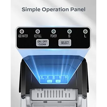 Silonn Ice Maker: 26lbs Daily, Quick & Portable Ice