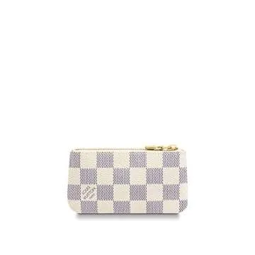 Louis Vuitton Damier Azur Canvas Key Pouch - Elegant Design