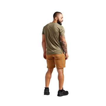 TRUEWERK Men’s Work Shorts - T1 Werkshorts with Moisture Wicking and Multi-Pockets