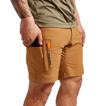 TRUEWERK Men's Tactical Cargo Shorts - Durable & Comfortable