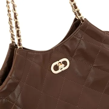 Montana West Vegan Leather Quilted Hobo Bags - Fashion Forward