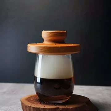 Cocktail Smoker Kit with Troch - 2 Whiskey Glasses 2 Ice Ball Molds 8 Flavor Orange Cinnamon Ginger Anise Wood Chips for Whiskey & Bourbon, Old Fashioned Smoker Set Christmas Birthday Gifts for Men