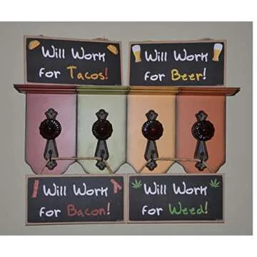 Popfizzy Tacos Sign, Taco Tuesday Sign, Funny Taco Gifts for Taco Lovers, Taco Decorations, Taco Themed Gifts