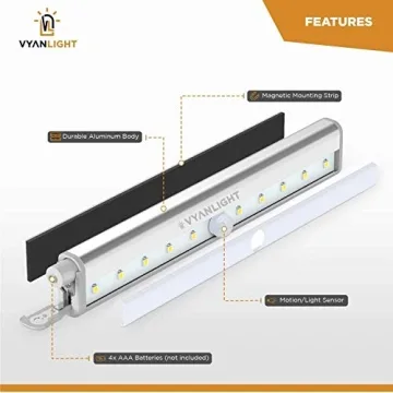 VYANLIGHT Motion Sensor LED Lights for Effortless Home Lighting