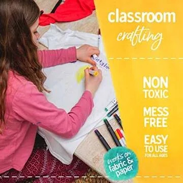 Durable Fabric Pens for Kids - No Fade, Machine Washable