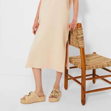 Stylish MICIFA Women's Raffia Platform Sandals for Summer