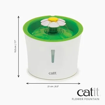 Catit Flower Fountain Triple Filter Cat Hydration System