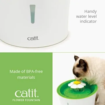 Catit Flower Fountain Triple Filter Cat Hydration System