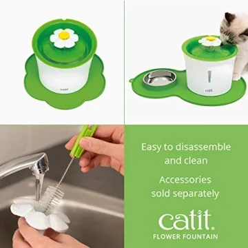 Catit Flower Fountain Triple Filter Cat Hydration System
