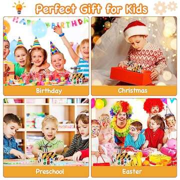 Zeoddler Toddler Toys for 1 2 3 Year Old, LED Busy Cube for Kids, Sensory Toys for Toddlers, Wooden Montessori Toys for Travel, Preschool Educational Toys for Kids, Birthday Gifts for Boys, Girls