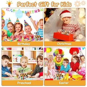 Zeoddler Toddler Toys for 1 2 3 Year Old, LED Busy Cube for Kids, Sensory Toys for Toddlers, Wooden Montessori Toys for Travel, Preschool Educational Toys for Kids, Birthday Gifts for Boys, Girls