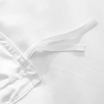 BBANGD Duvet Covers King Size - Ultra Soft and Breathable Bedding King Comforter Cover Set Washed Microfiber 3 Pieces with Zipper Closure Duvet Cover and 2 Pillow Shams (White)