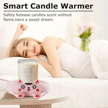 PUSEE Coffee Mug Warmer Auto Shut Off, 3 Temp Coffee Warmer for Desk, Candle Warmer Plate Safely Melt The Candle Releases Scents,Enjoy Your Warm Coffee Tea,Coffee Gifts for Women Men