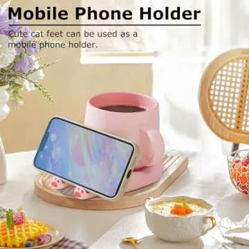 PUSEE Coffee Mug Warmer Auto Shut Off, 3 Temp Coffee Warmer for Desk, Candle Warmer Plate Safely Melt The Candle Releases Scents,Enjoy Your Warm Coffee Tea,Coffee Gifts for Women Men