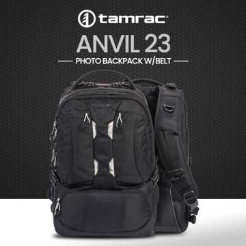 Tamrac Anvil 23 Camera Backpack for Photographers, DSLR Camera Bag with Laptop Compartment, Professi...