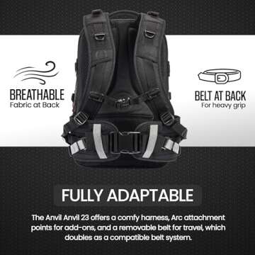 Tamrac Anvil 23 Camera Backpack for Photographers, DSLR Camera Bag with Laptop Compartment, Professional Photography Backpack, Camera Bag with Tripod Holder, Camera Carrying Case, Black
