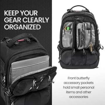 Tamrac Anvil 23 Camera Backpack for Photographers, DSLR Camera Bag with Laptop Compartment, Professional Photography Backpack, Camera Bag with Tripod Holder, Camera Carrying Case, Black