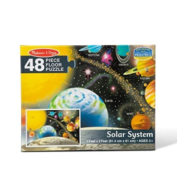 Melissa & Doug Solar System Puzzle - 48 Extra-Thick Pieces