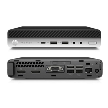 HP ProDesk 600 G3 Mini PC with 24in Monitor & Keyboard