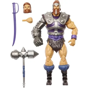 Masters of the Universe Masterverse 7-Inch Action Figure, New Eternia Fisto, Motu Hero Toy with Iron...