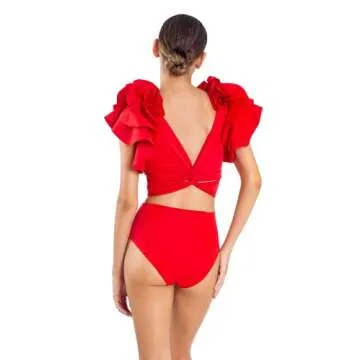 MAYGEL CORONEL, Kai Two Piece, One Size, Red