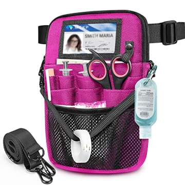 Nurse Fanny Pack with Tape Holder, SITHON Multi Compartment Medical Gear Pocket Belt Bag Nursing Org...