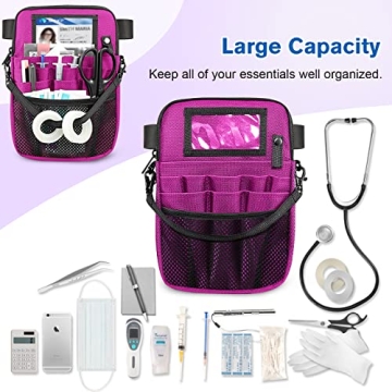 SITHON Multi Compartment Nurse Fanny Pack Organiser