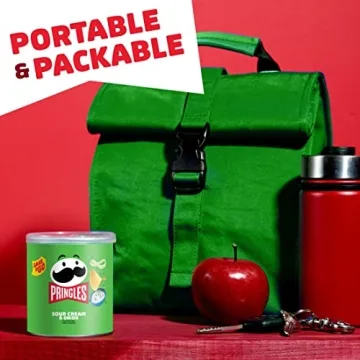 Pringles Sour Cream Onion Snacks, 12 Cans for Lunch