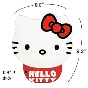 Cute Hello Kitty Mouse Pad Wrist Support, Hello Kitty Desk Accessories Office Supplies Stuff, Kawaii Mousepad Ergonomic Mouse Pad with Wrist Rest for Office Desk Computer Laptop Cat Anime Mouse Pad