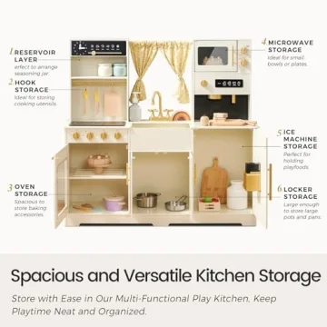 Tiny Land Play Kitchen Set for Imaginative Kids - Top Gift