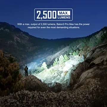 OLIGHT Baton3 Pro Max EDC Flashlight 2500 Lumens